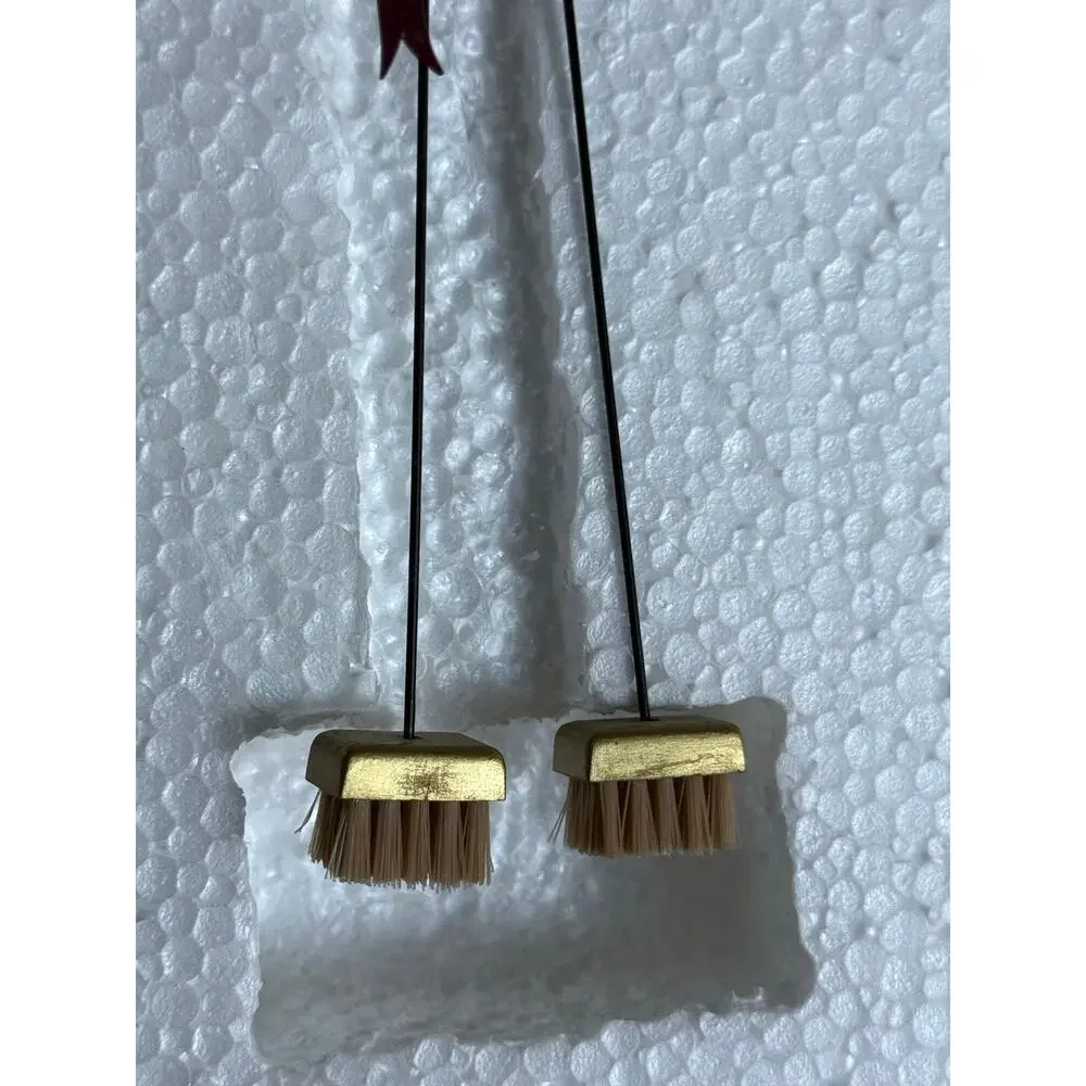 Department 56 Christmas Snowman with broom feet ornament in box